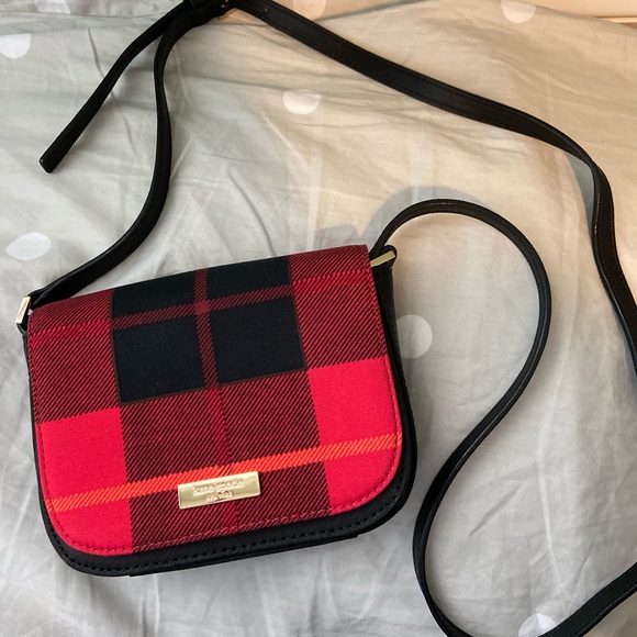Kate Spade ♠️ Plaid Crossbody - Picture 2 of 6